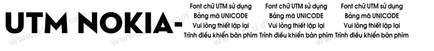 UTM Nokia字体转换